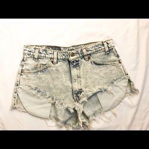 Levi’s High Waisted Denim Shorts